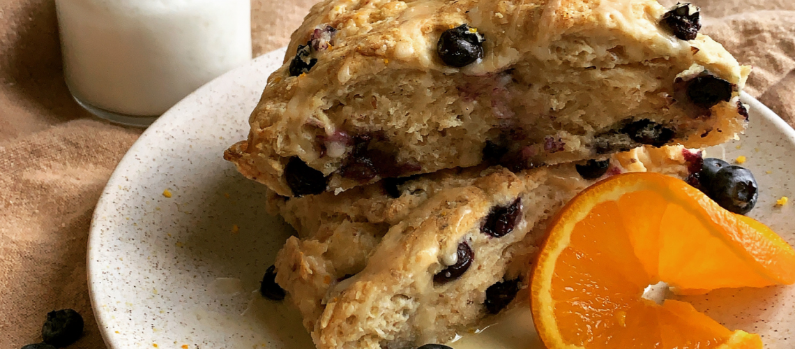Blueberry scones